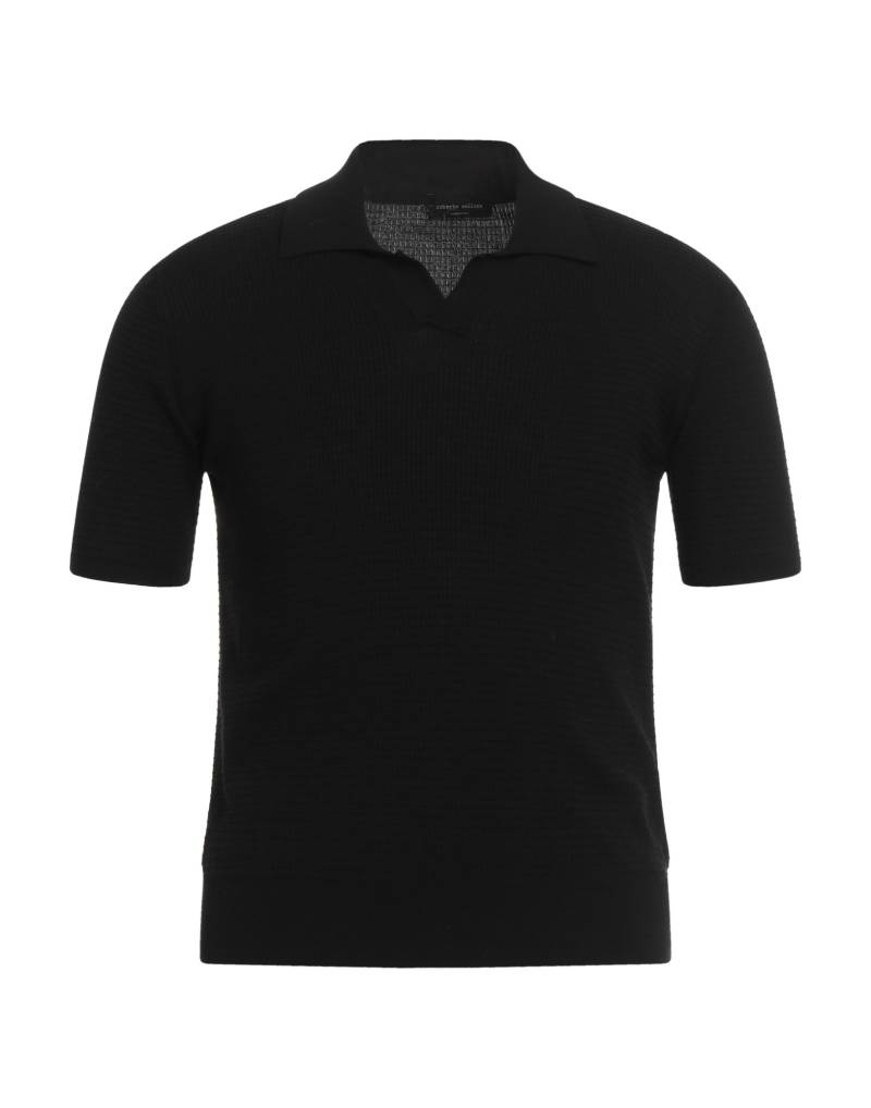 ROBERTO COLLINA Pullover Herren Schwarz von ROBERTO COLLINA