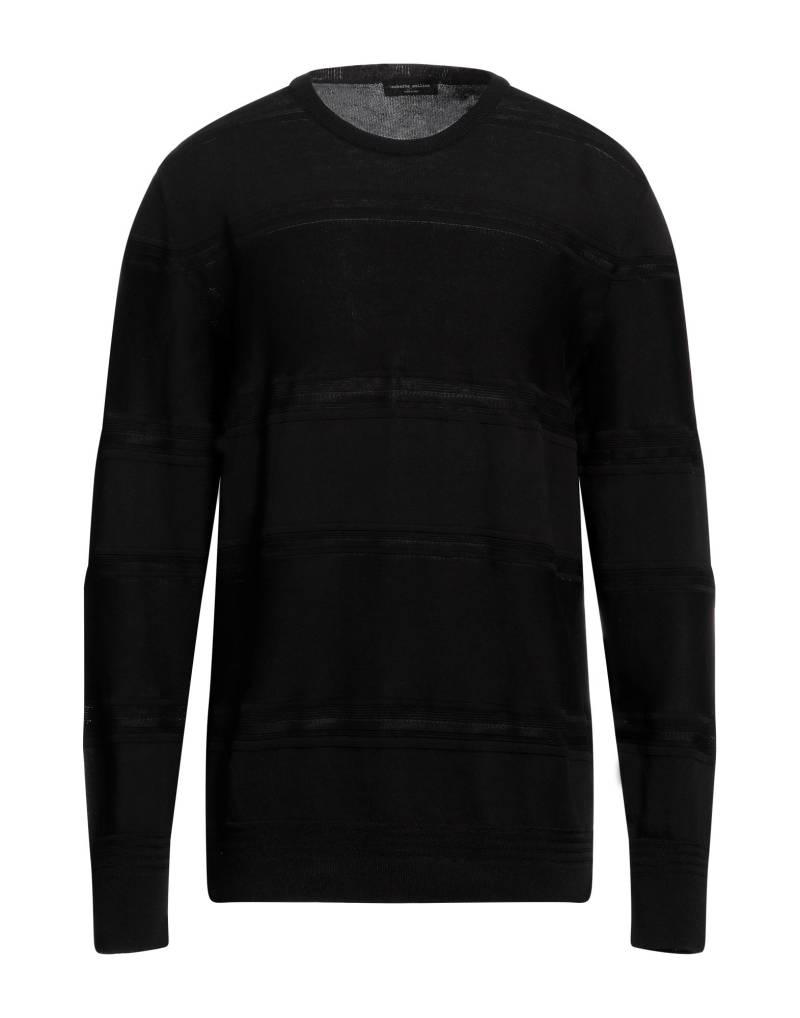 ROBERTO COLLINA Pullover Herren Schwarz von ROBERTO COLLINA