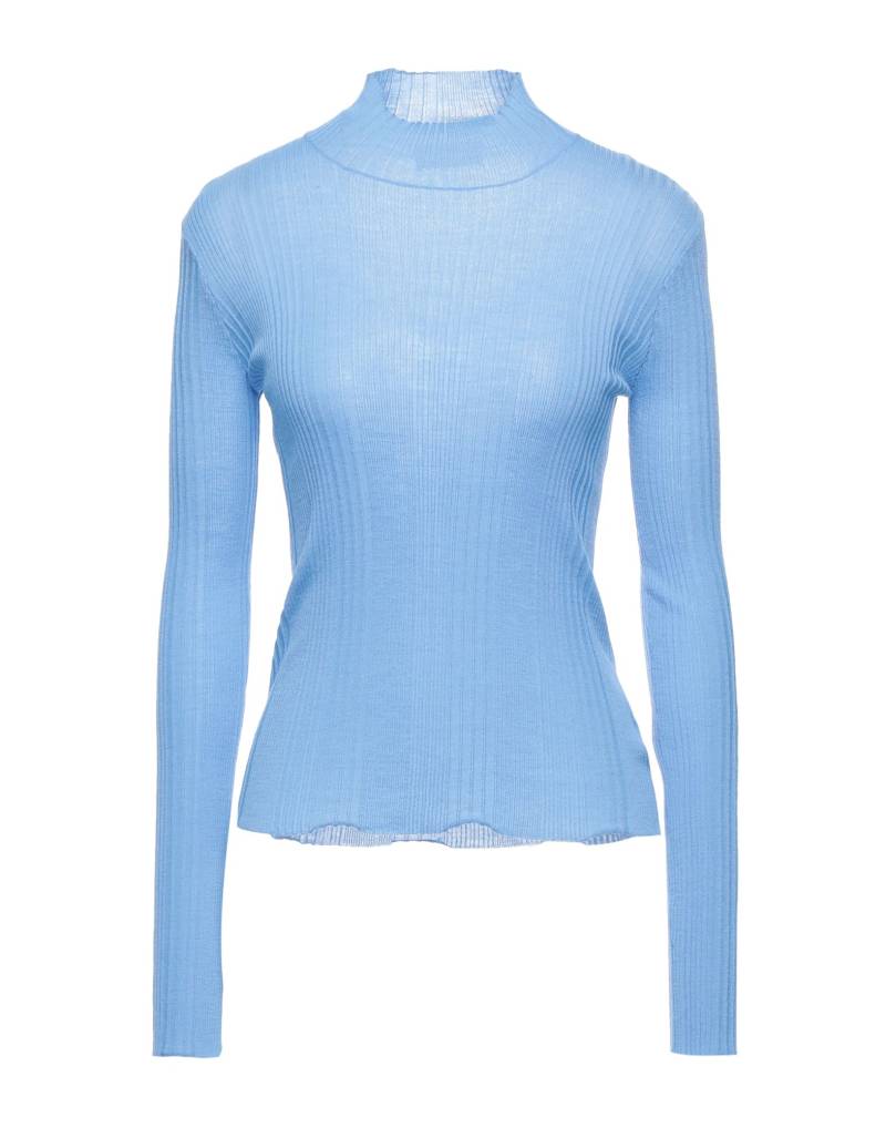 ROBERTO COLLINA Rollkragenpullover Damen Azurblau von ROBERTO COLLINA