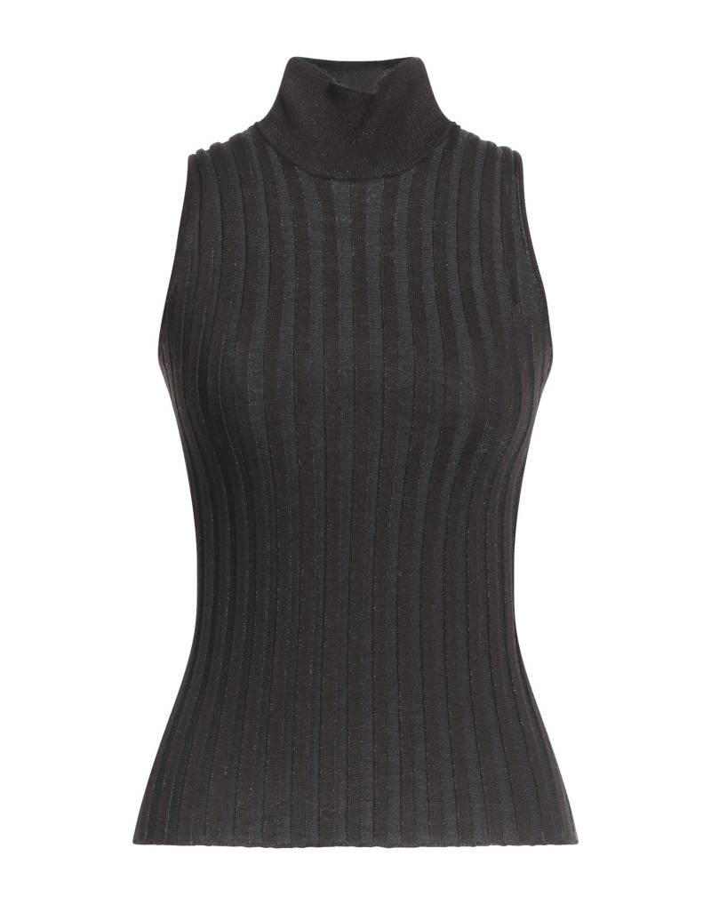 ROBERTO COLLINA Rollkragenpullover Damen Dunkelbraun von ROBERTO COLLINA