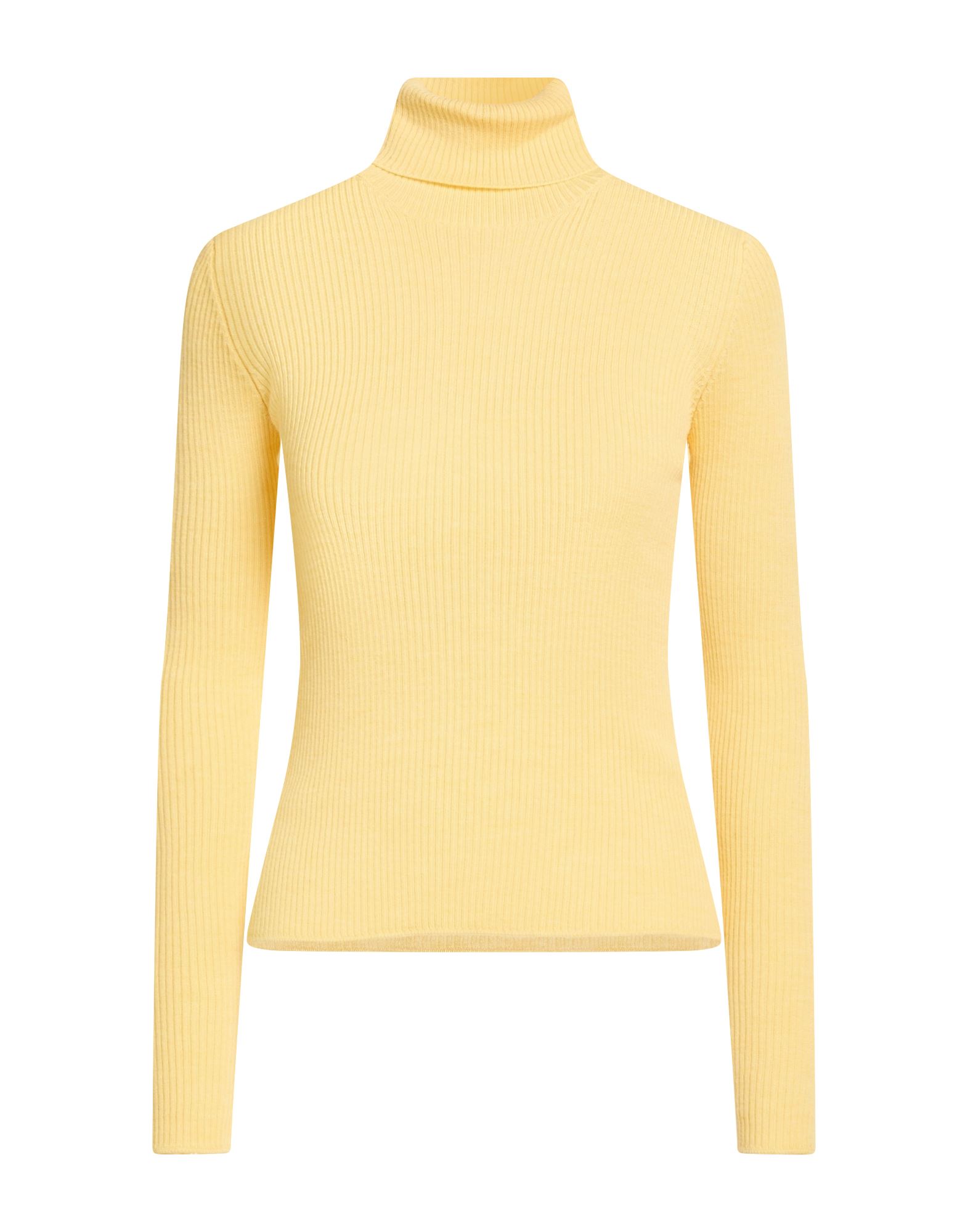 ROBERTO COLLINA Rollkragenpullover Damen Gelb von ROBERTO COLLINA
