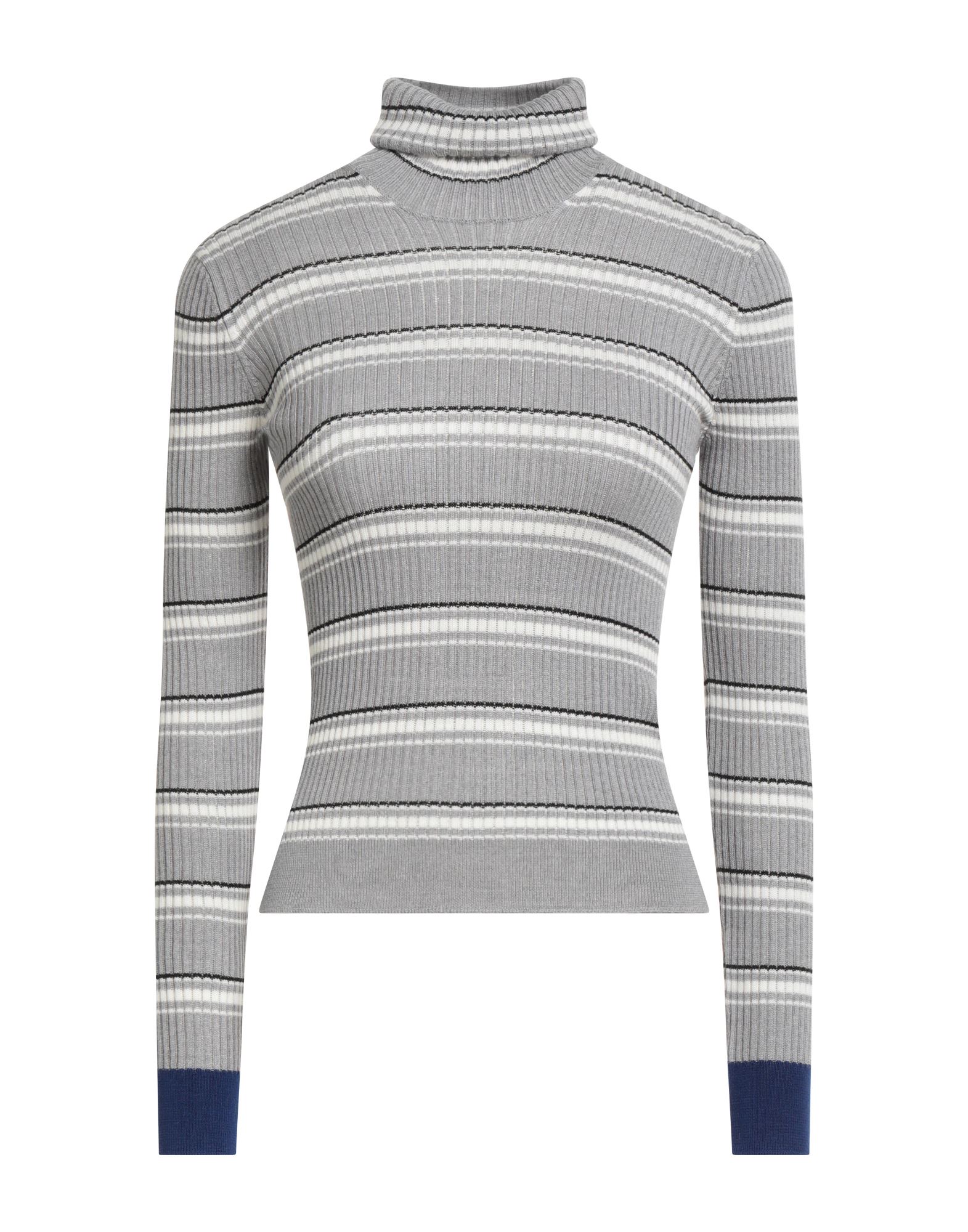 ROBERTO COLLINA Rollkragenpullover Damen Hellgrau von ROBERTO COLLINA