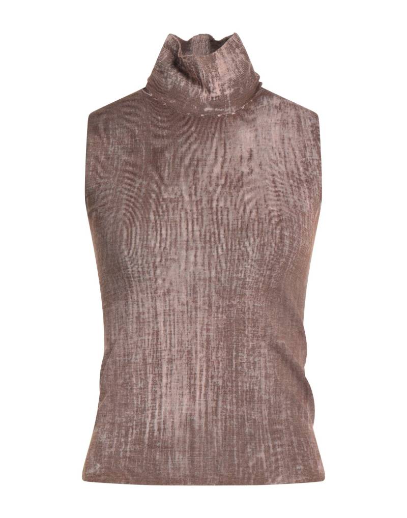 ROBERTO COLLINA Rollkragenpullover Damen Khaki von ROBERTO COLLINA