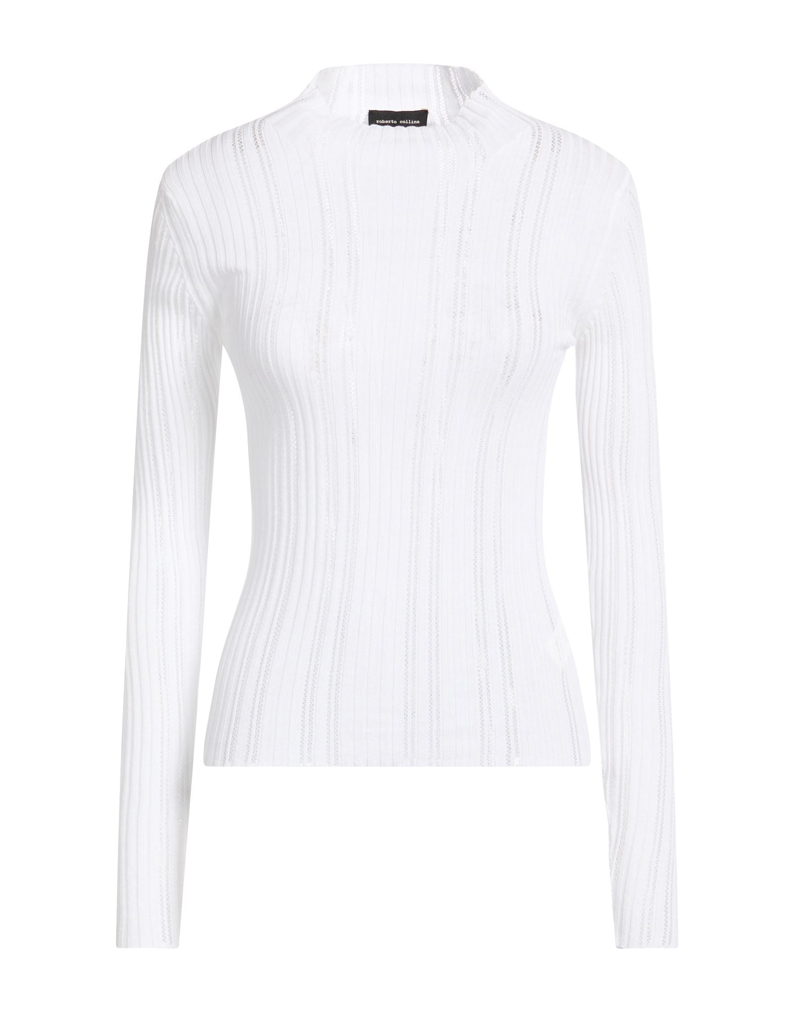 ROBERTO COLLINA Rollkragenpullover Damen Off white von ROBERTO COLLINA