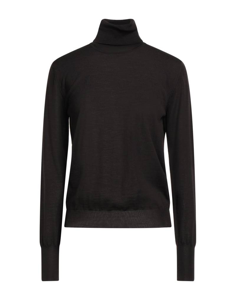 ROBERTO COLLINA Rollkragenpullover Damen Schokobraun von ROBERTO COLLINA