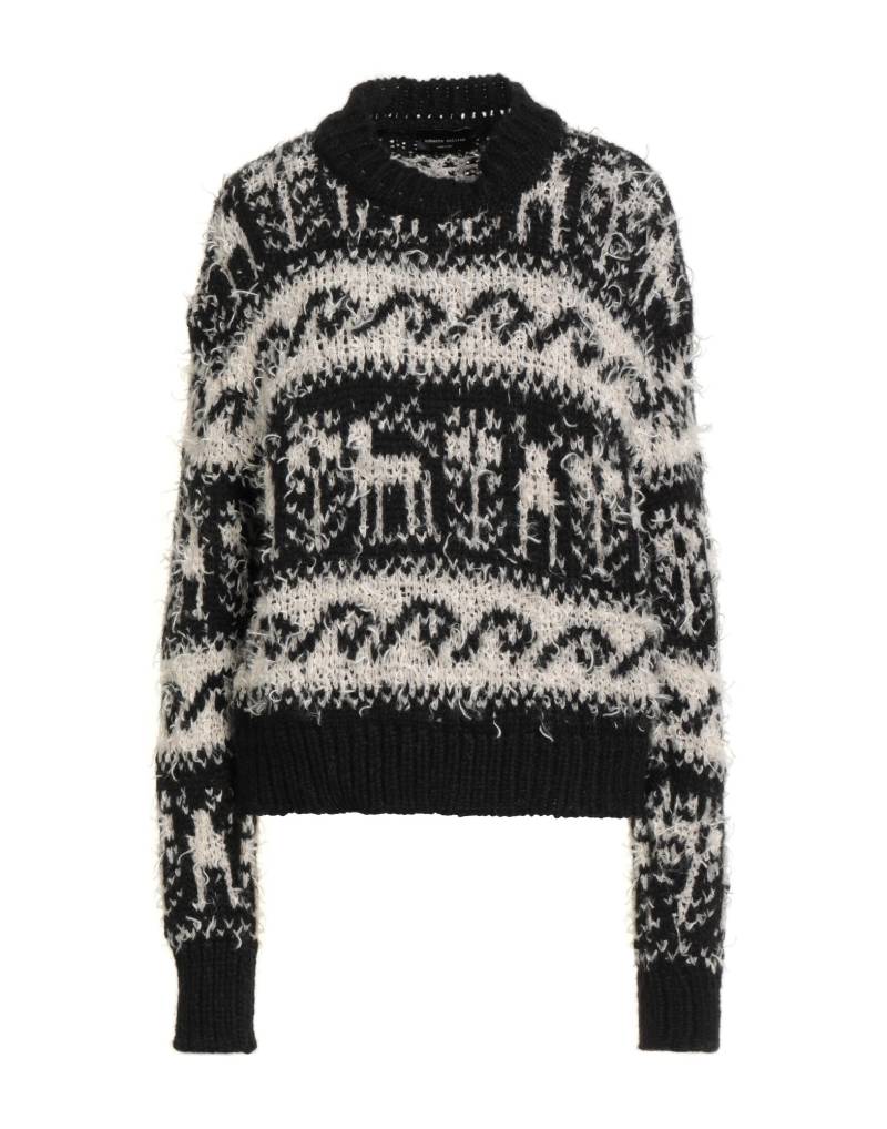 ROBERTO COLLINA Rollkragenpullover Damen Schwarz von ROBERTO COLLINA