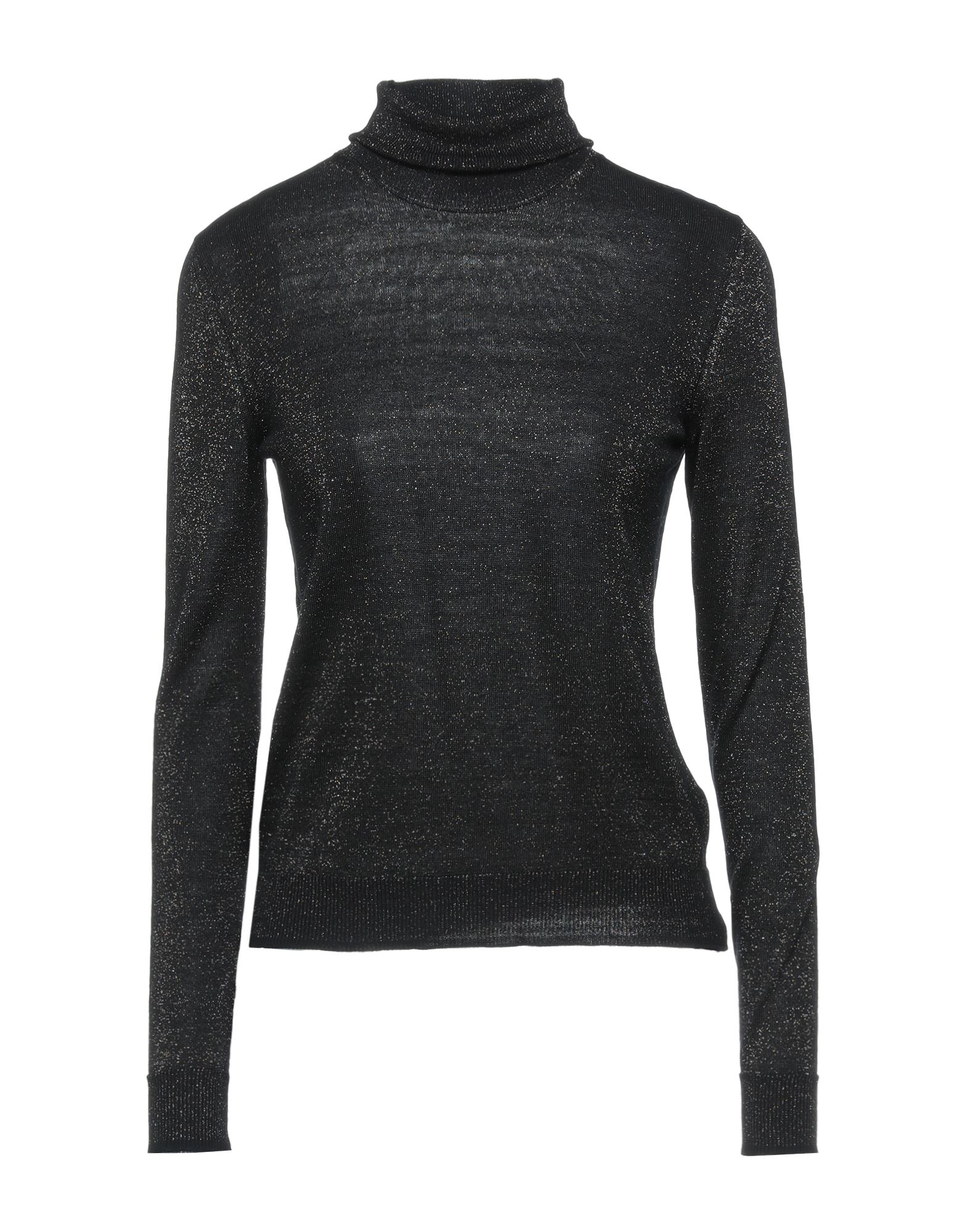 ROBERTO COLLINA Rollkragenpullover Damen Schwarz von ROBERTO COLLINA