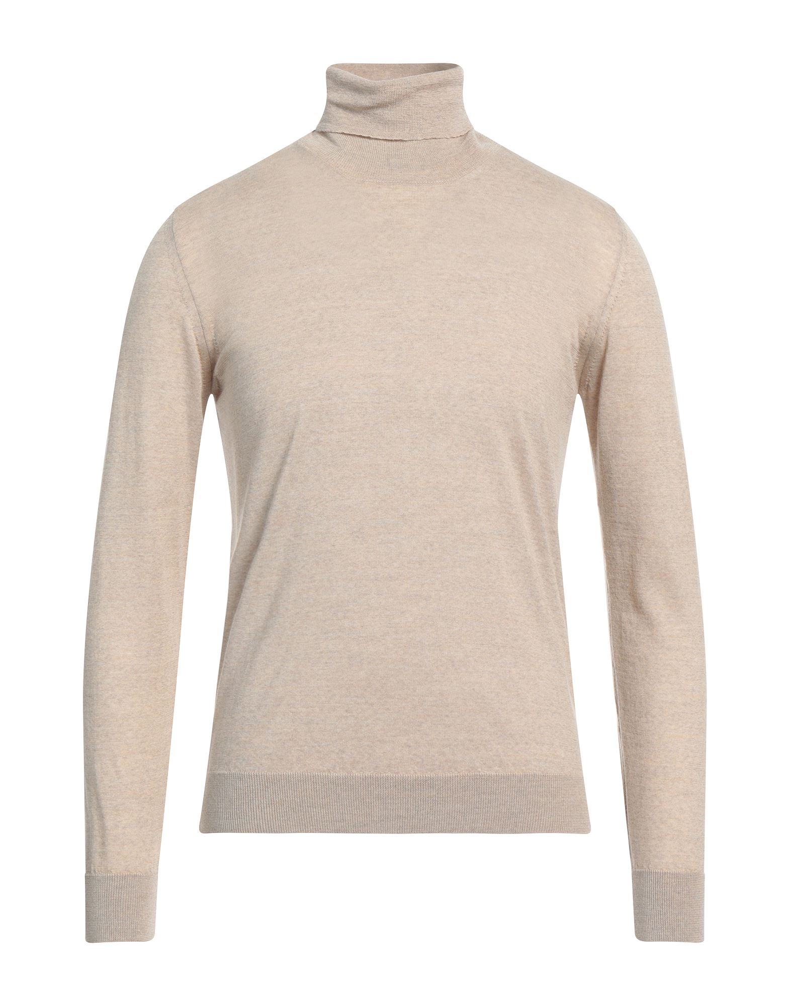 ROBERTO COLLINA Rollkragenpullover Herren Beige von ROBERTO COLLINA