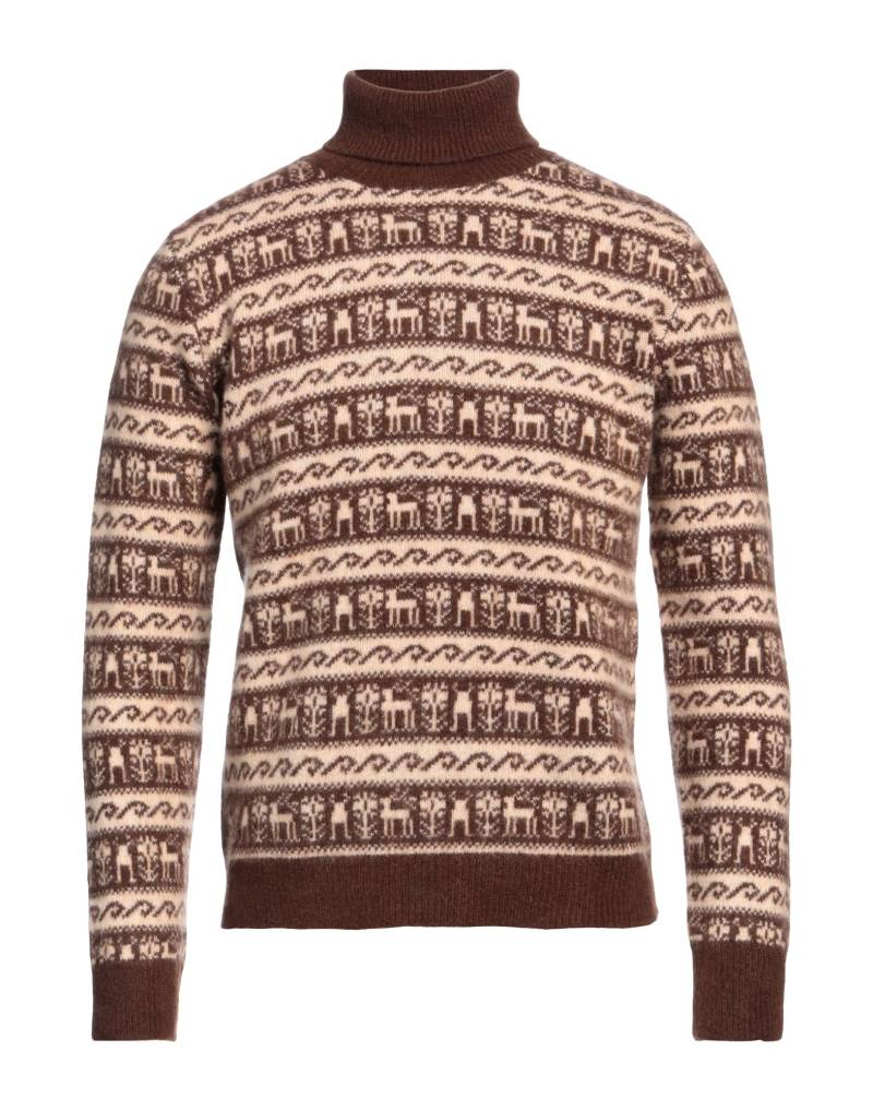 ROBERTO COLLINA Rollkragenpullover Herren Schokobraun von ROBERTO COLLINA