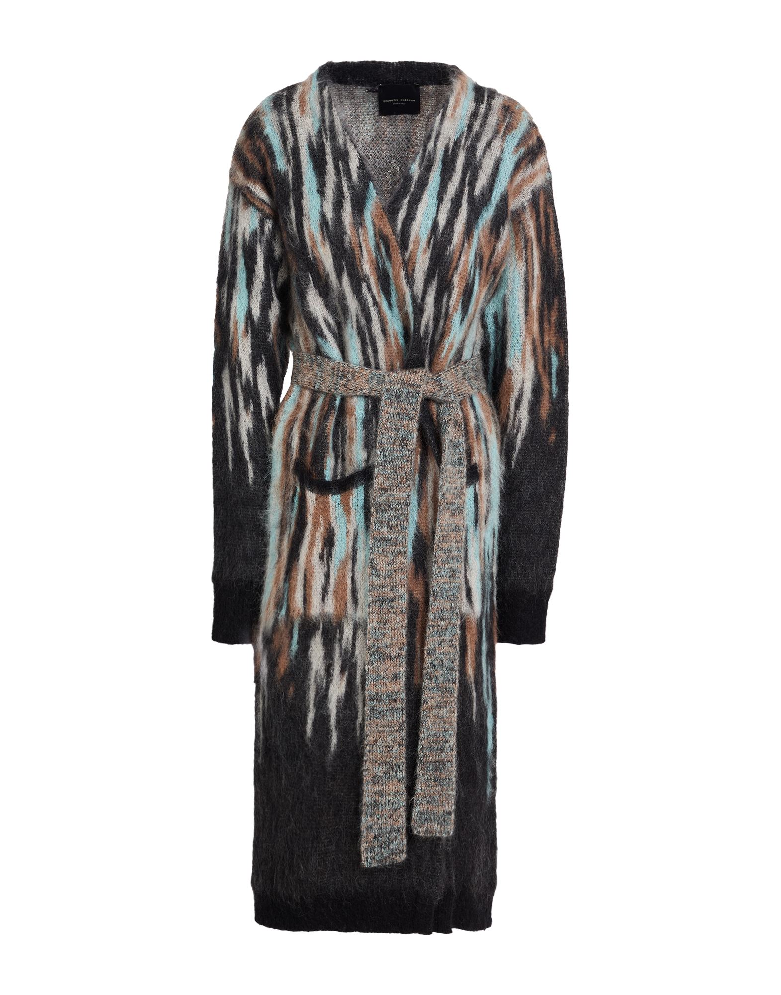 ROBERTO COLLINA Strickjacke Damen Azurblau ROBERTO COLLINA Strickjacke Damen Azurblau von ROBERTO COLLINA