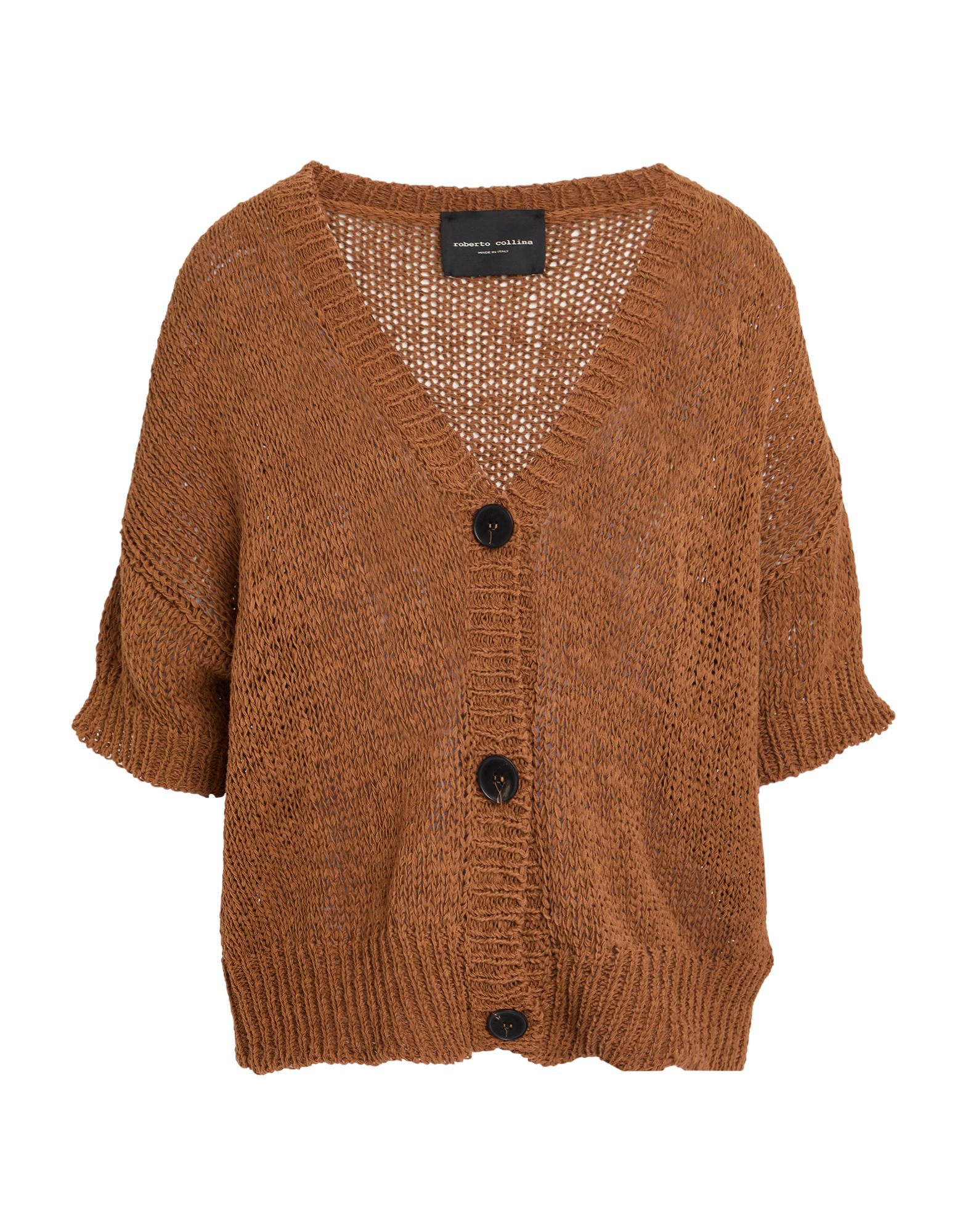 ROBERTO COLLINA Strickjacke Damen Braun ROBERTO COLLINA Strickjacke Damen Braun von ROBERTO COLLINA