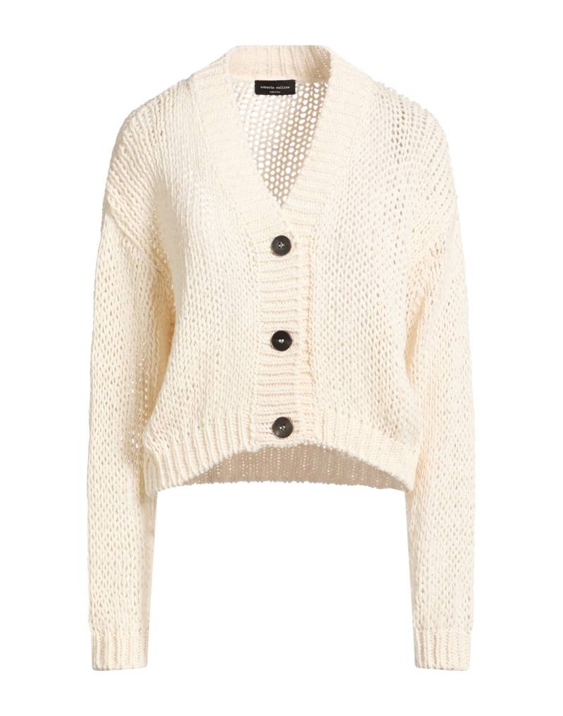 ROBERTO COLLINA Strickjacke Damen Cremeweiß von ROBERTO COLLINA