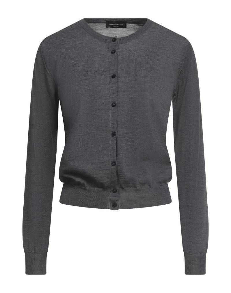 ROBERTO COLLINA Strickjacke Damen Grau von ROBERTO COLLINA
