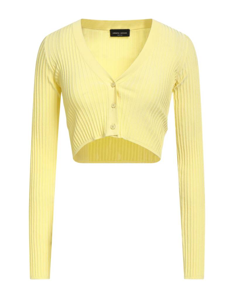 ROBERTO COLLINA Strickjacke Damen Gelb von ROBERTO COLLINA