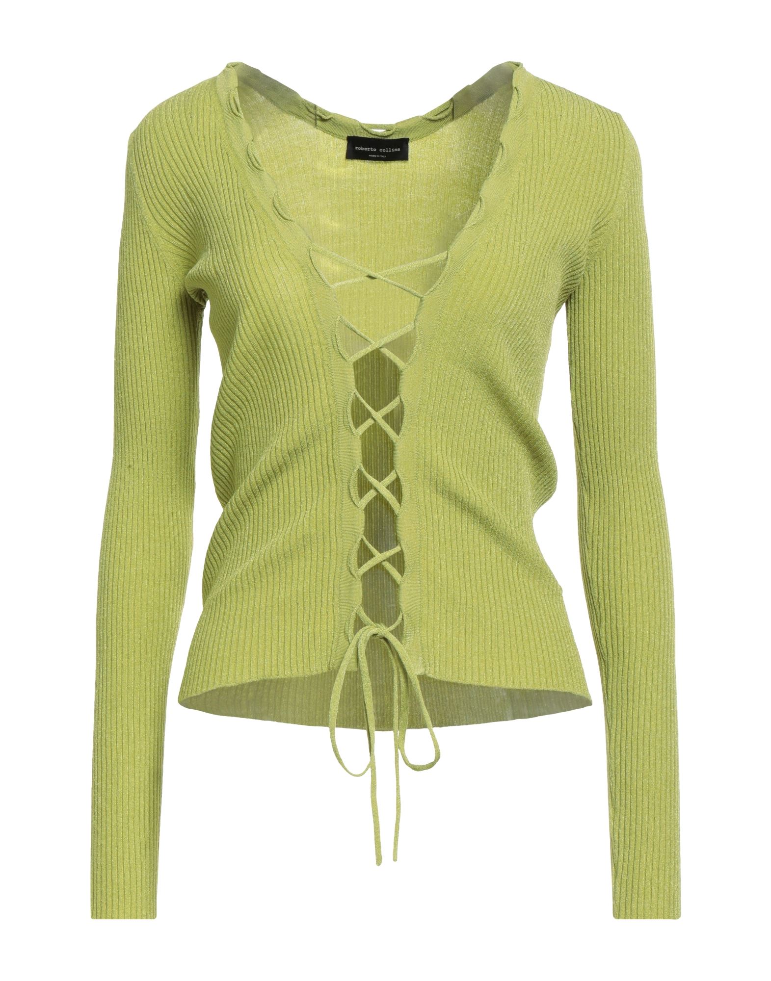 ROBERTO COLLINA Strickjacke Damen Limettengrün von ROBERTO COLLINA