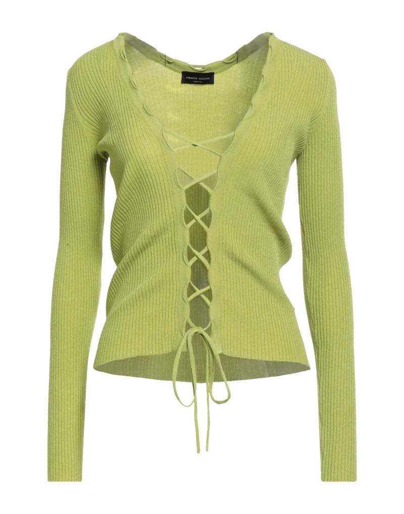 ROBERTO COLLINA Strickjacke Damen Limettengrün von ROBERTO COLLINA