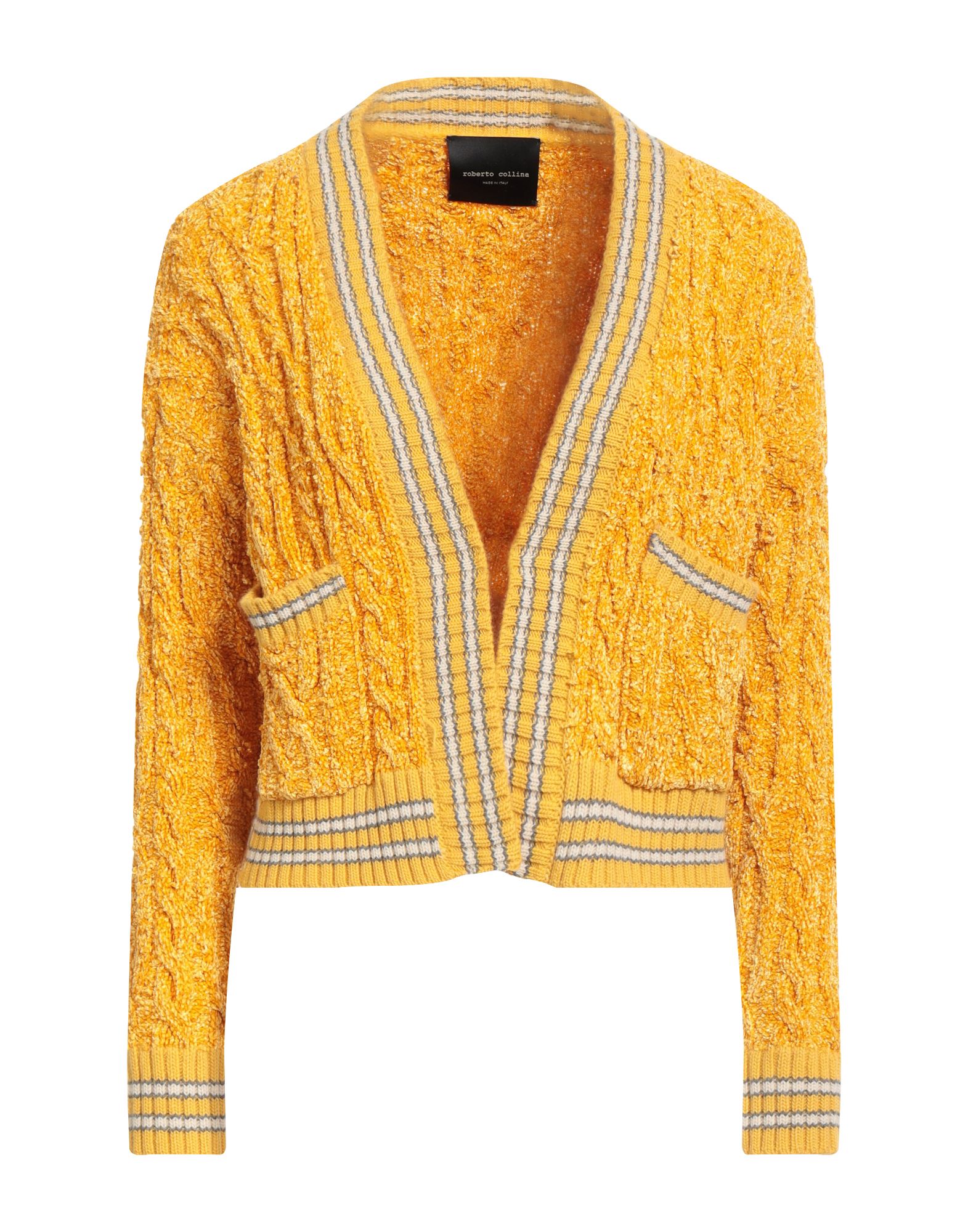 ROBERTO COLLINA Strickjacke Damen Ringelblume von ROBERTO COLLINA