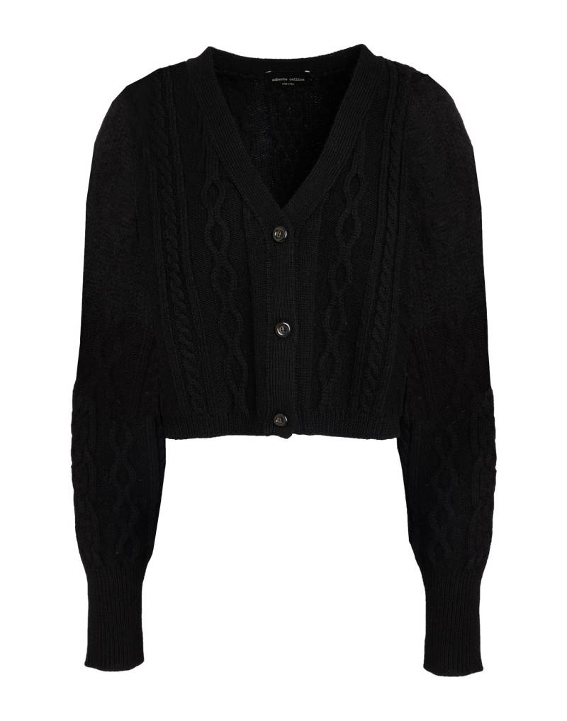 ROBERTO COLLINA Strickjacke Damen Schwarz von ROBERTO COLLINA