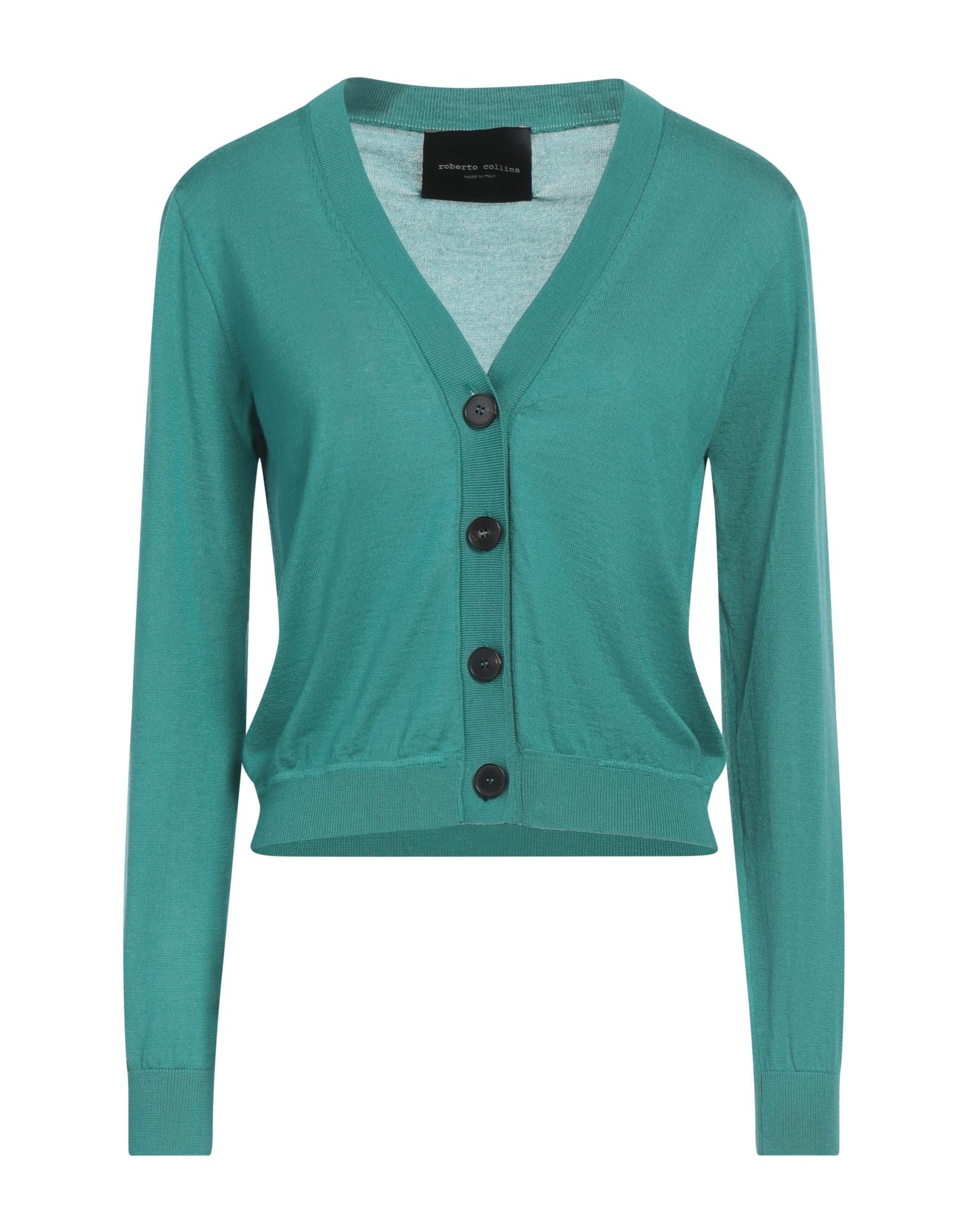 ROBERTO COLLINA Strickjacke Damen Smaragdgrün von ROBERTO COLLINA