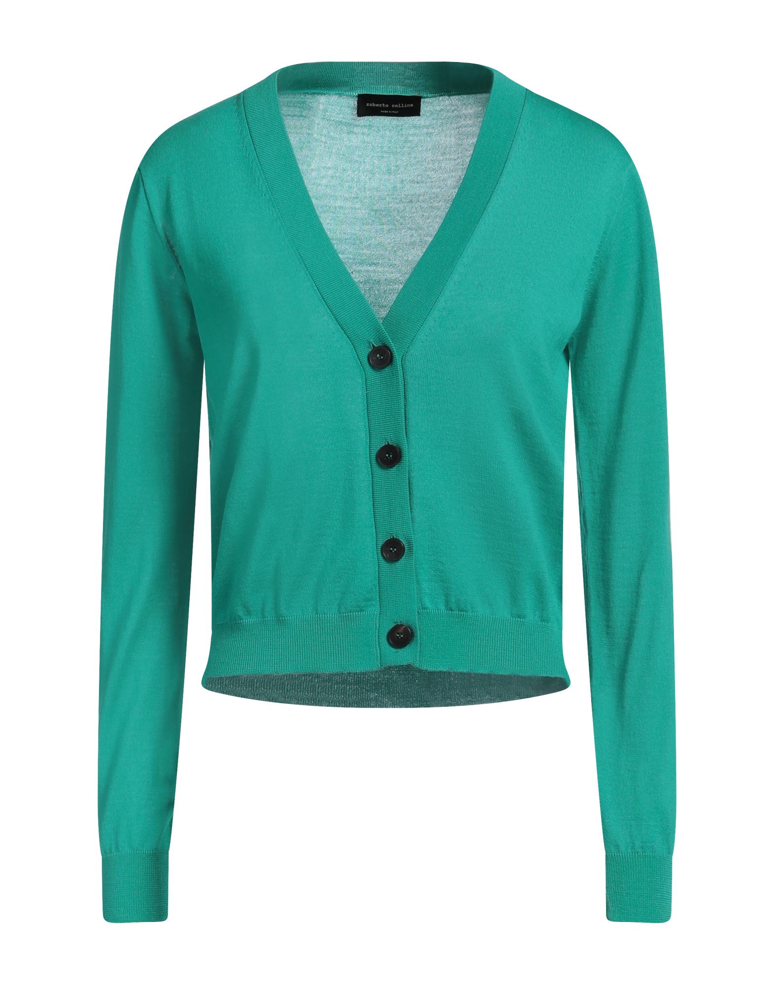 ROBERTO COLLINA Strickjacke Damen Smaragdgrün von ROBERTO COLLINA