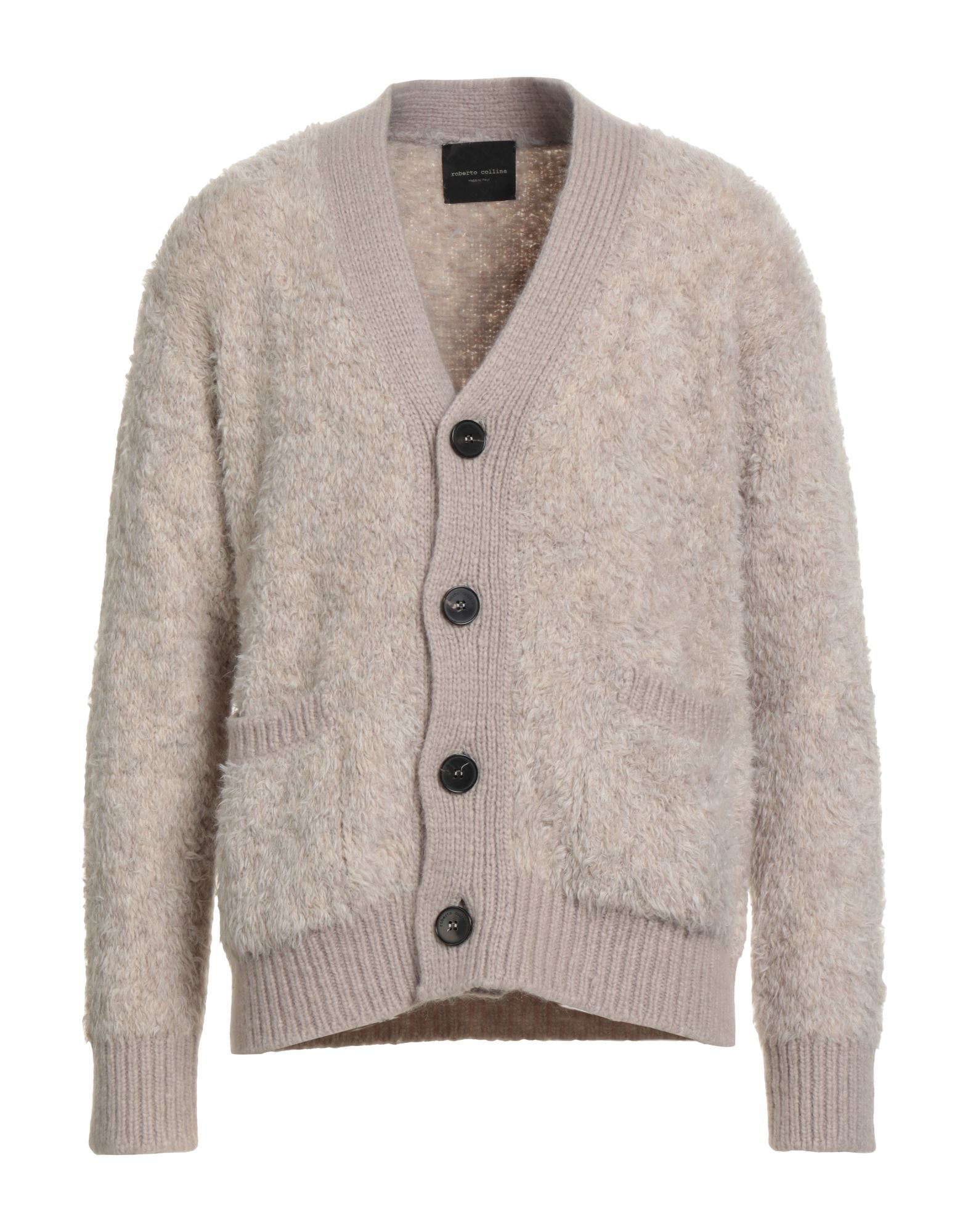 ROBERTO COLLINA Strickjacke Herren Hellgrau von ROBERTO COLLINA