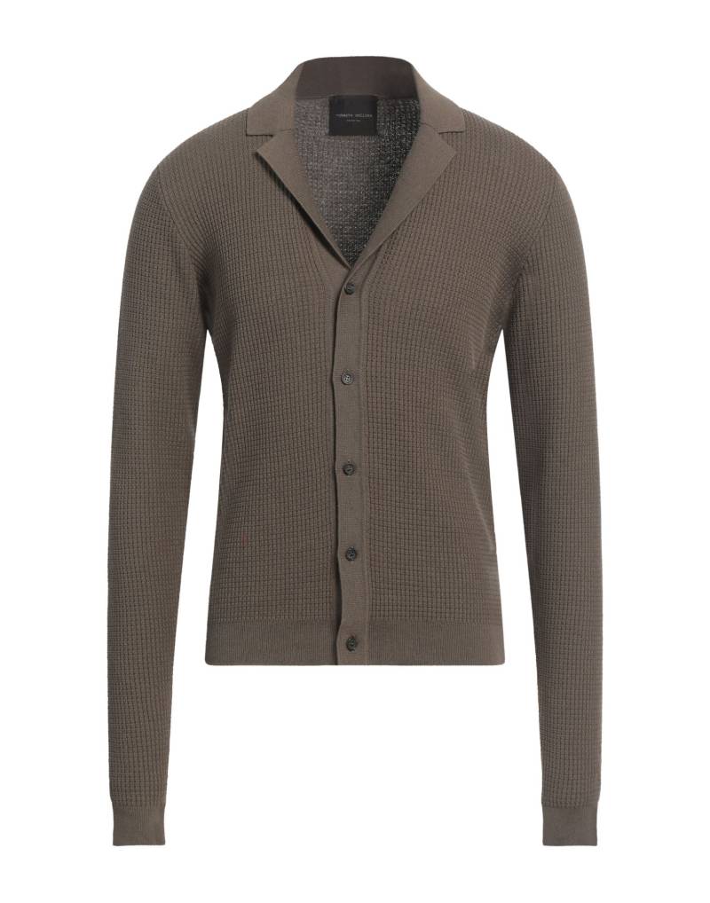 ROBERTO COLLINA Strickjacke Herren Khaki von ROBERTO COLLINA