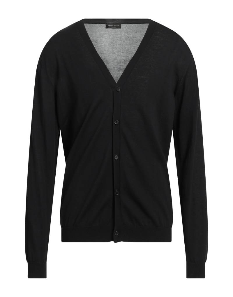 ROBERTO COLLINA Strickjacke Herren Schwarz von ROBERTO COLLINA