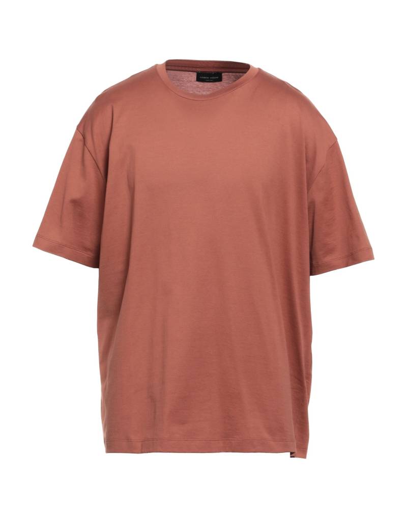 ROBERTO COLLINA T-shirts Herren Rostrot von ROBERTO COLLINA