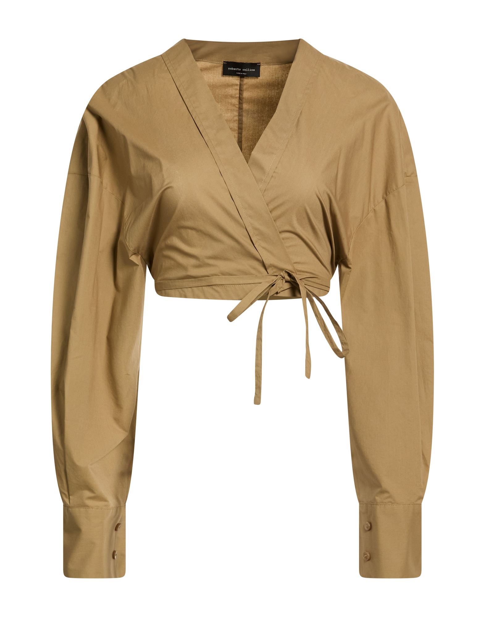 ROBERTO COLLINA Top Damen Khaki von ROBERTO COLLINA