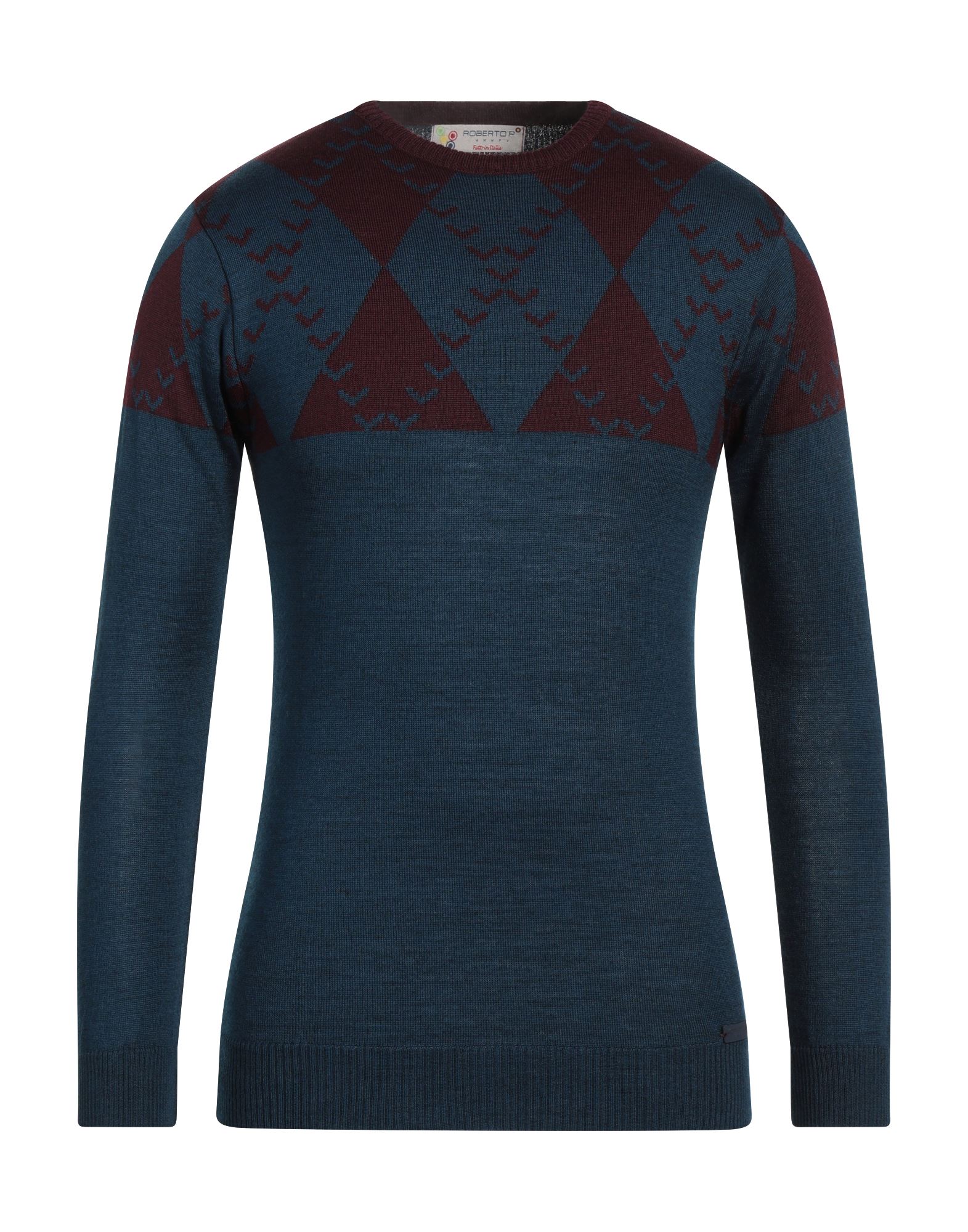 ROBERTO P  Luxury Pullover Herren Blau von ROBERTO P  Luxury