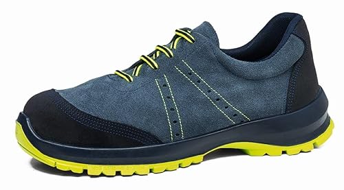 ROBUSTA Unisex Calzado seguridad ACEBO cm S1+P+SRC NO Metal Textil 35/48, Azul, 47 EU Weit von ROBUSTA