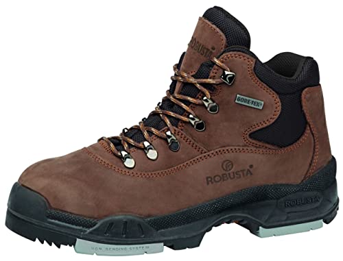 ROBUSTA Unisex Calzado seguridad BARBO S3+CI+HRO+WR Acero 35/50, Marrón, 37 EU Weit von ROBUSTA