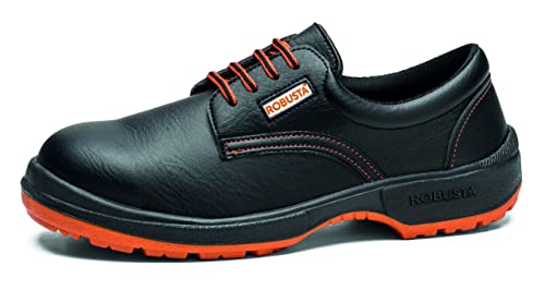 ROBUSTA Unisex Calzado seguridad CASTAÑO S2+SRC Acero 35/50, Negro, 41 EU Weit von ROBUSTA