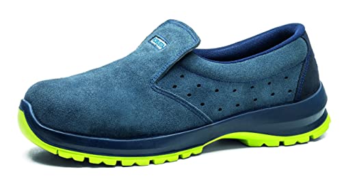 ROBUSTA Unisex Calzado seguridad CIPRES S1+SRC NO Metal 35/48, Azul, 35 EU Weit von ROBUSTA