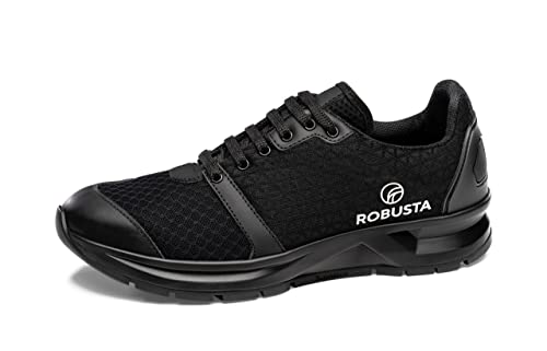 ROBUSTA Unisex Calzado seguridad EXERGY Black O2+CI+HI+HRO+SRC 35/48, Negro, 45 EU Weit von ROBUSTA