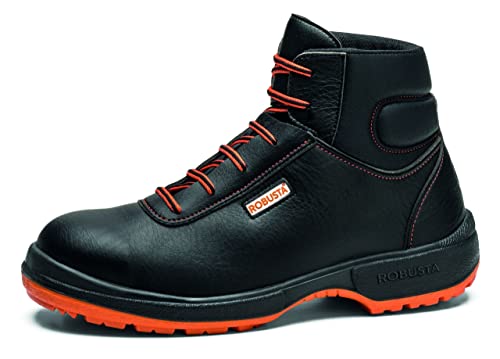 ROBUSTA Unisex Calzado seguridad HAYA S3+CI+SRC Acero 35/50, Negro, 37 EU Weit von ROBUSTA