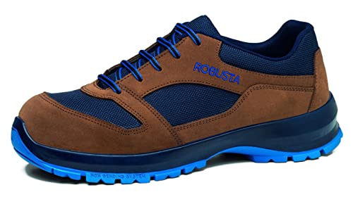 ROBUSTA Unisex Calzado seguridad INCA S3+CI+SRC NO Metal Textil 36/48, Marrón, 40 EU Weit von ROBUSTA