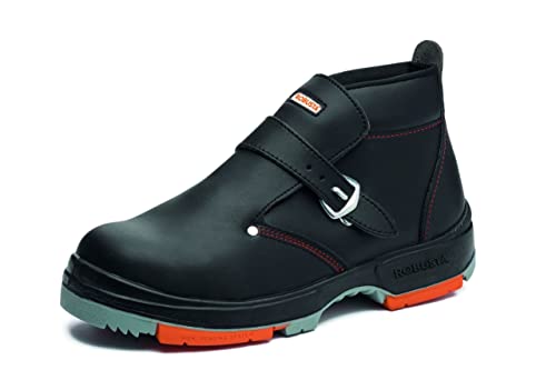 ROBUSTA Unisex Calzado seguridad Pino S3+CI+HI+HRO+SRC Acero 35/50, Negro, 38 EU Weit von ROBUSTA