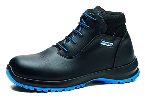 ROBUSTA Unisex Calzado seguridad Sauce S3+CI+SRC NO Metal Textil 35/48, Negro, 47 EU Weit von ROBUSTA