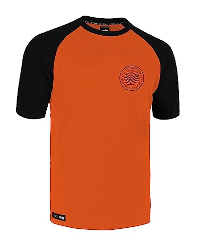 ROCDAY Kurzarm Jersey Gravel (as3, Alpha, l, Regular, Regular, schwarz-orange) von ROCDAY