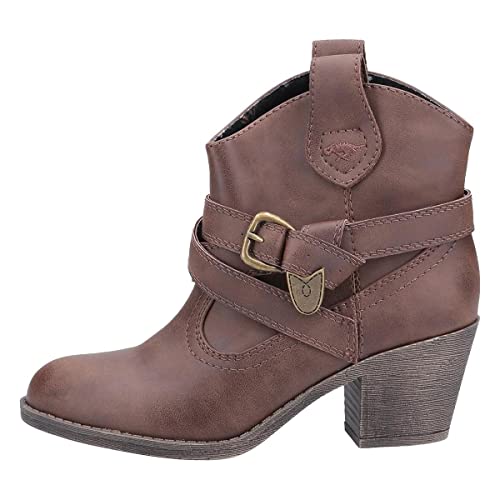 Rocket Dog Damen Satire Kurzschaft Cowboystiefel, (Dark Brown C03), 38 EU von Rocket Dog