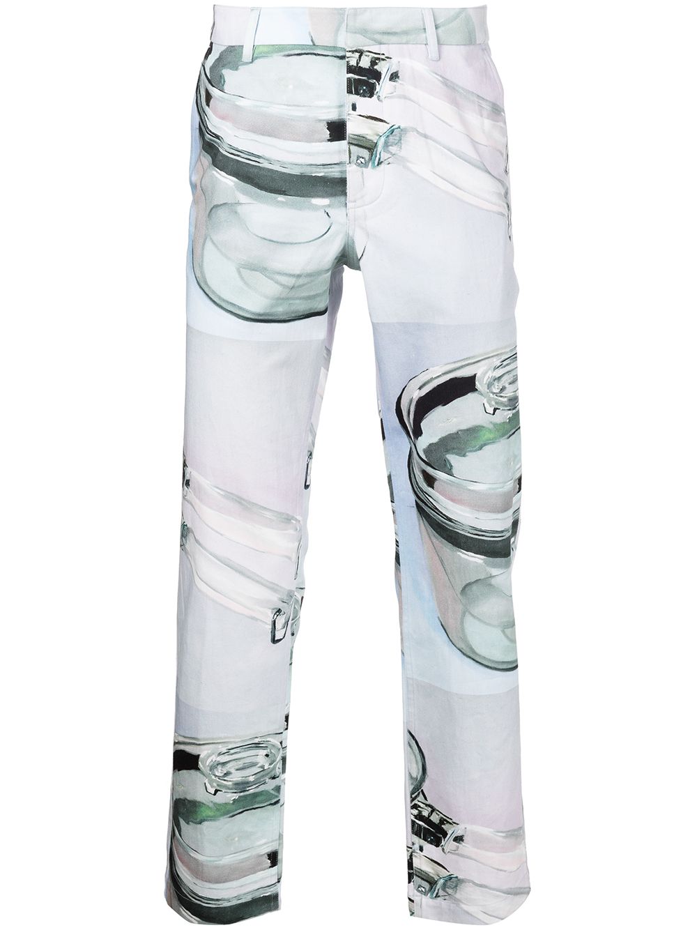 ROCHAMBEAU x Nick Farhi Hose mit Pyrex-Print - Grau von ROCHAMBEAU