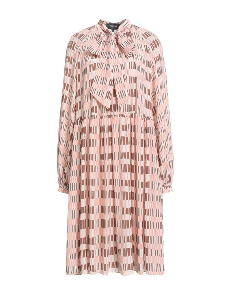 ROCHAS Midi-kleid Damen Beige von ROCHAS