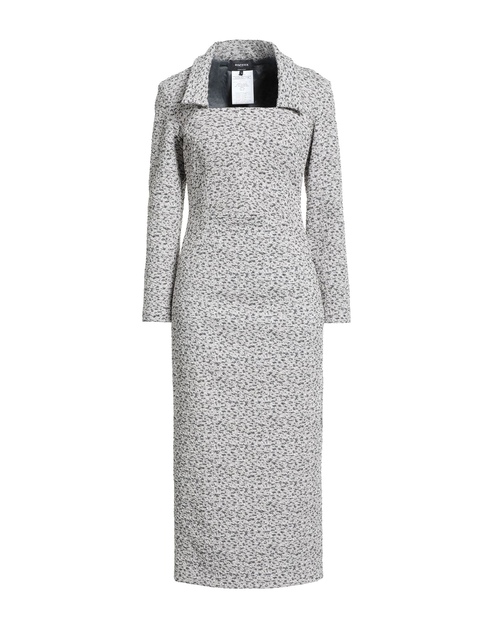 ROCHAS Midi-kleid Damen Hellgrau von ROCHAS
