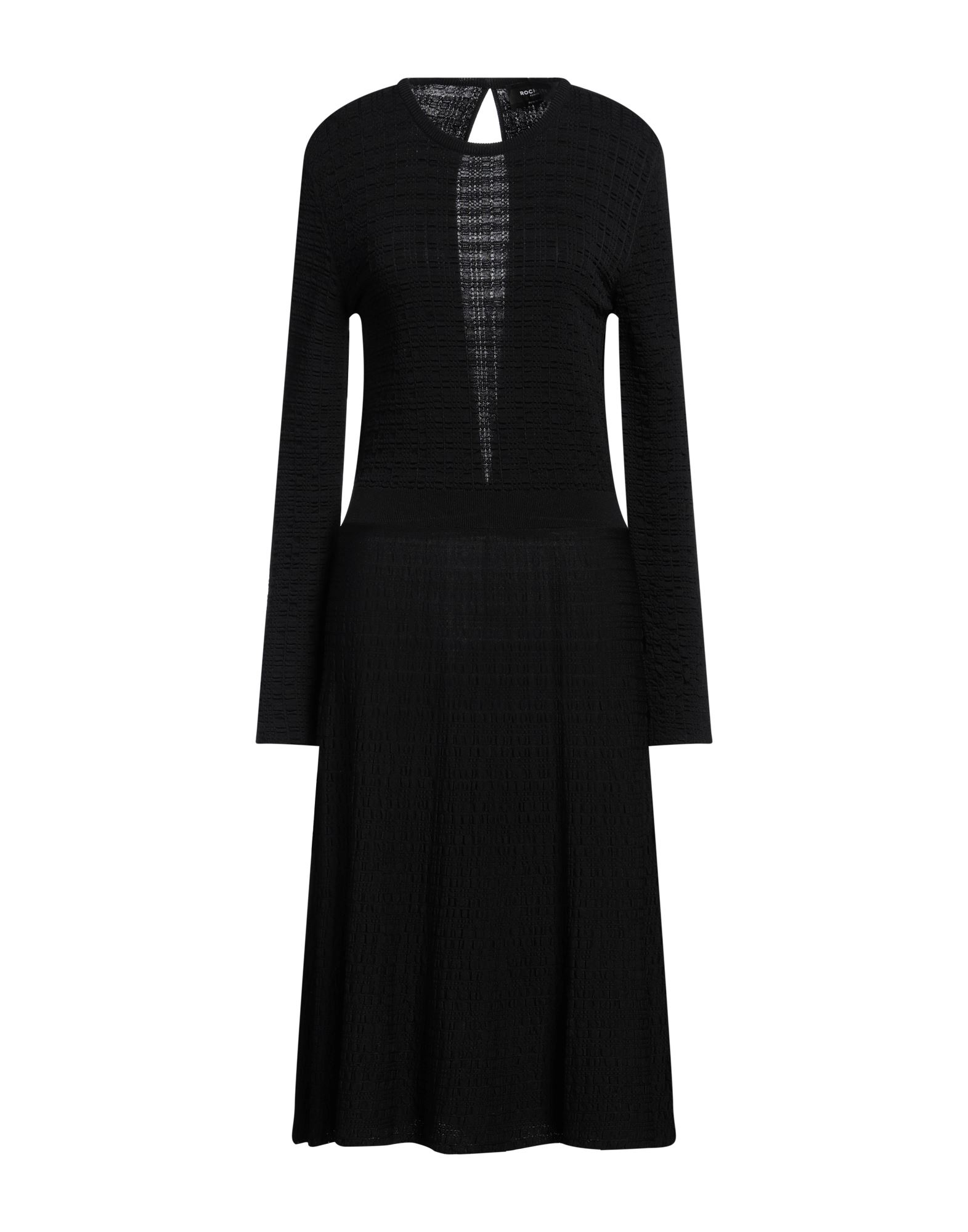 ROCHAS Midi-kleid Damen Schwarz ROCHAS Midi-kleid Damen Schwarz von ROCHAS
