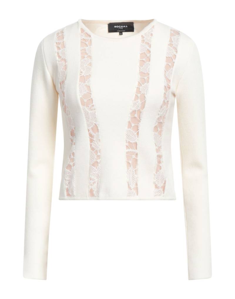 ROCHAS Pullover Damen Elfenbein ROCHAS Pullover Damen Elfenbein von ROCHAS