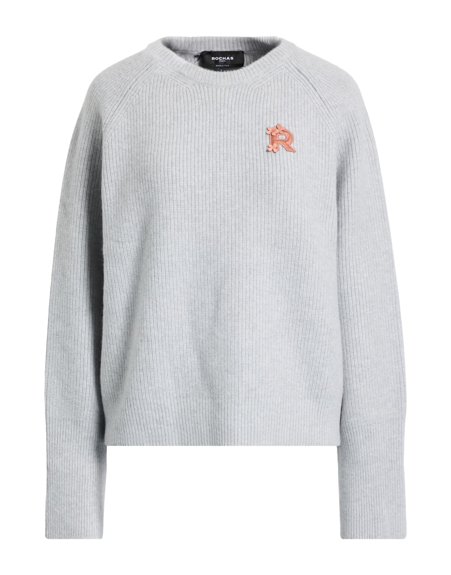 ROCHAS Pullover Damen Hellgrau ROCHAS Pullover Damen Hellgrau von ROCHAS
