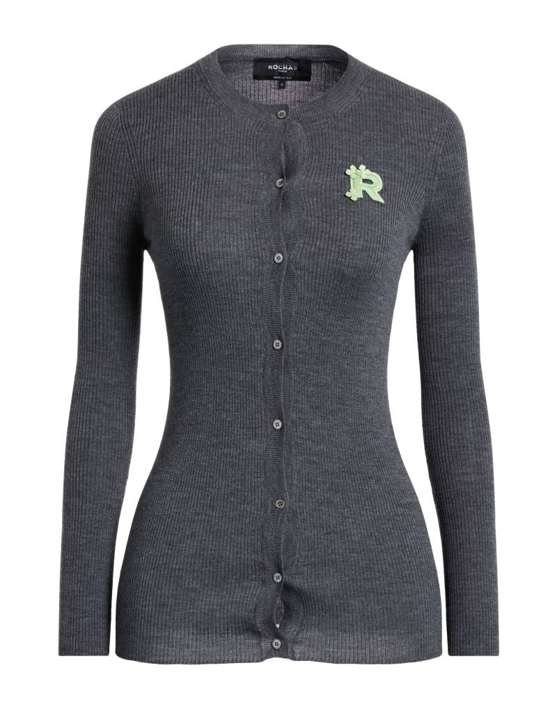 ROCHAS Strickjacke Damen Braungrau von ROCHAS