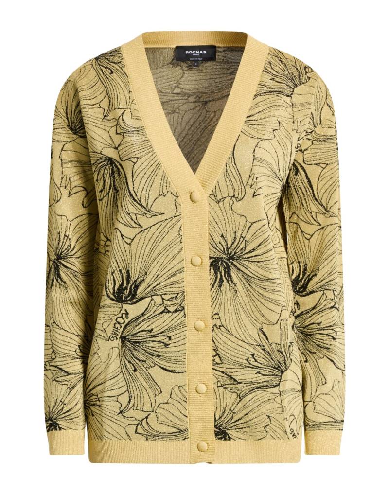 ROCHAS Strickjacke Damen Gold von ROCHAS