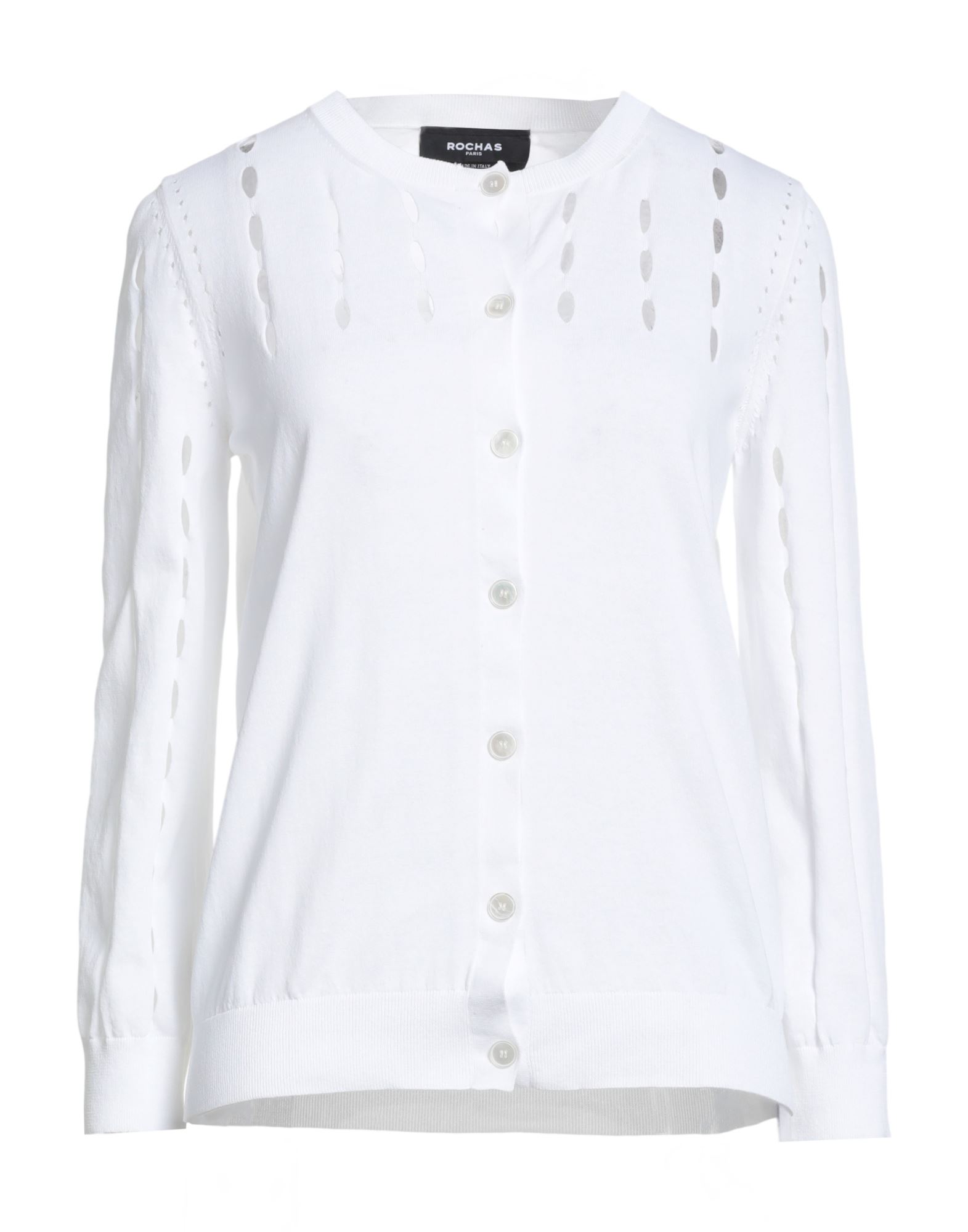 ROCHAS Strickjacke Damen Weiß von ROCHAS